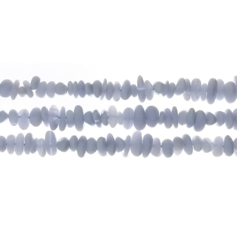 BLUE LACE PEBBLE 4 MM STRAND