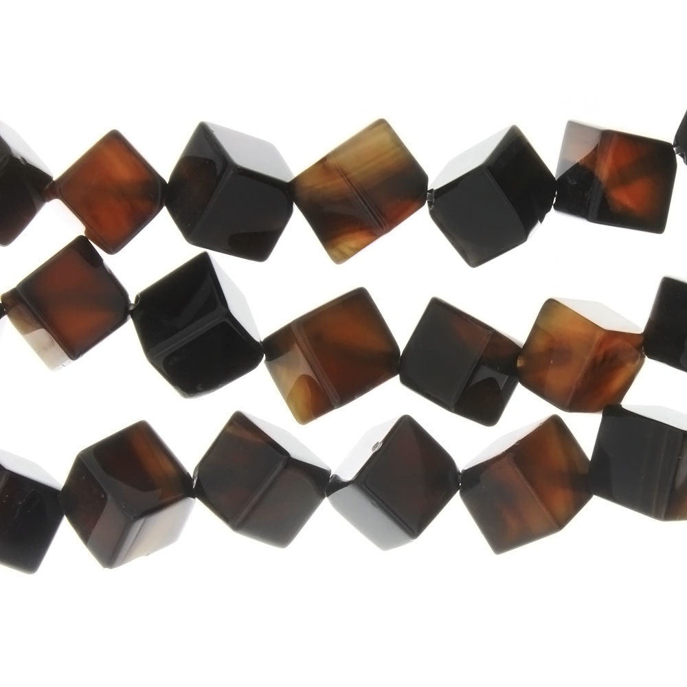 NATURAL DICE 10 MM STRAND