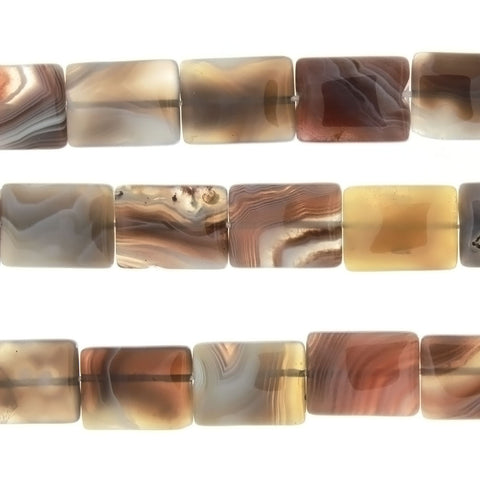 BOTSWANA GRAY RECTANGLE 15 X 20 MM STRAND