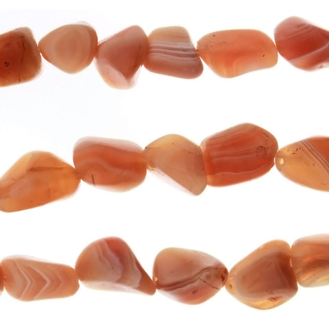 BOTSWANA ORANGE NUGGET STRAND