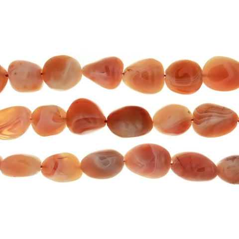 BOTSWANA ORANGE NUGGET STRAND