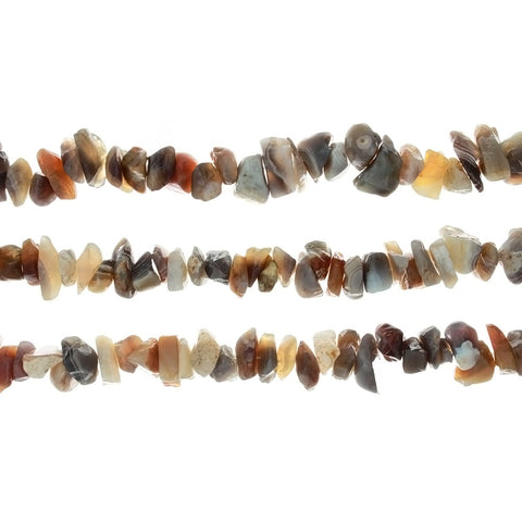 BOTSWANA GRAY NUGGET STRAND