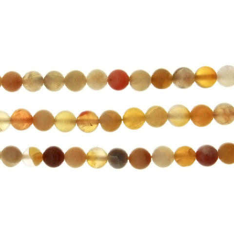 BOTSWANA YELLOW ROUND 6 MM STRAND