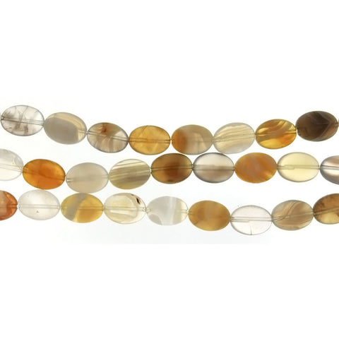 BOTSWANA YELLOW OVAL 10 X 14 MM STRAND