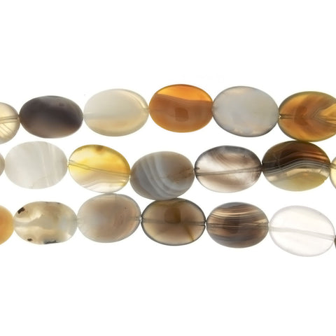 BOTSWANA YELLOW OVAL 14 X 19 MM STRAND