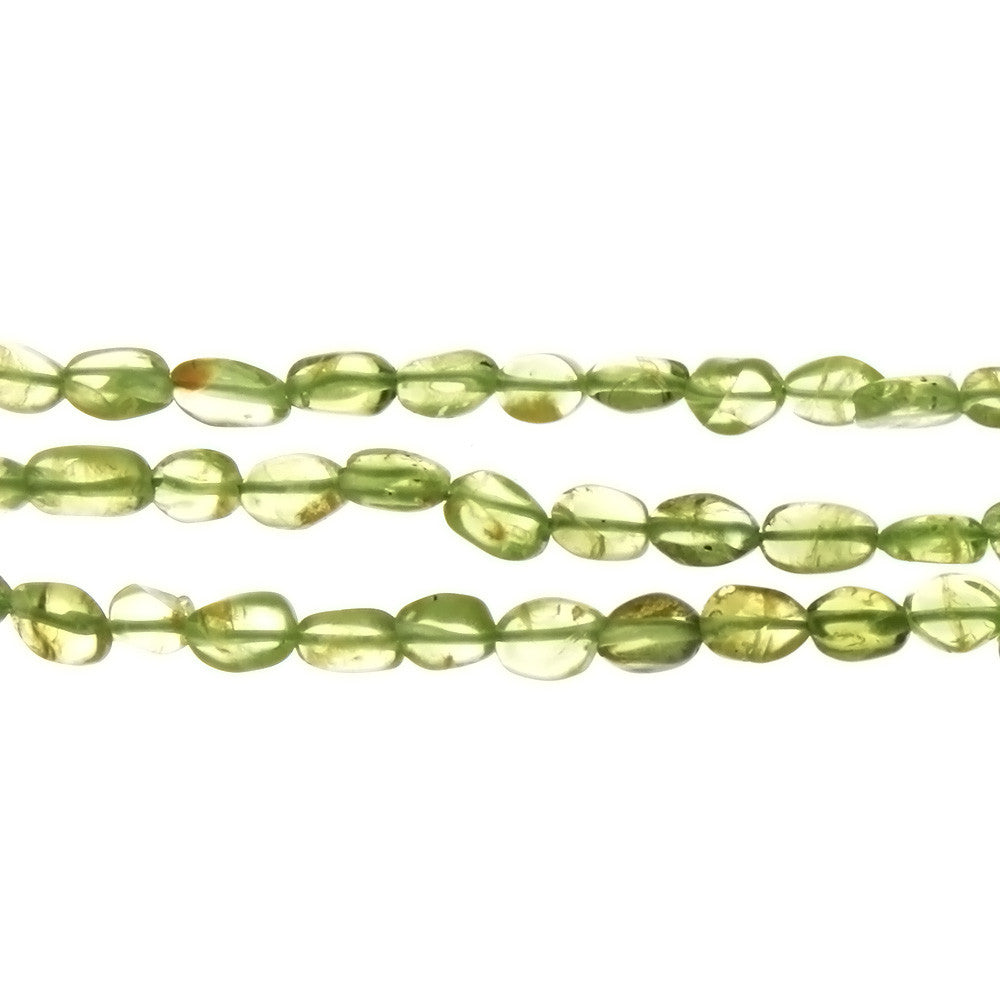 PERIDOT OVAL 4 X 6 MM STRAND