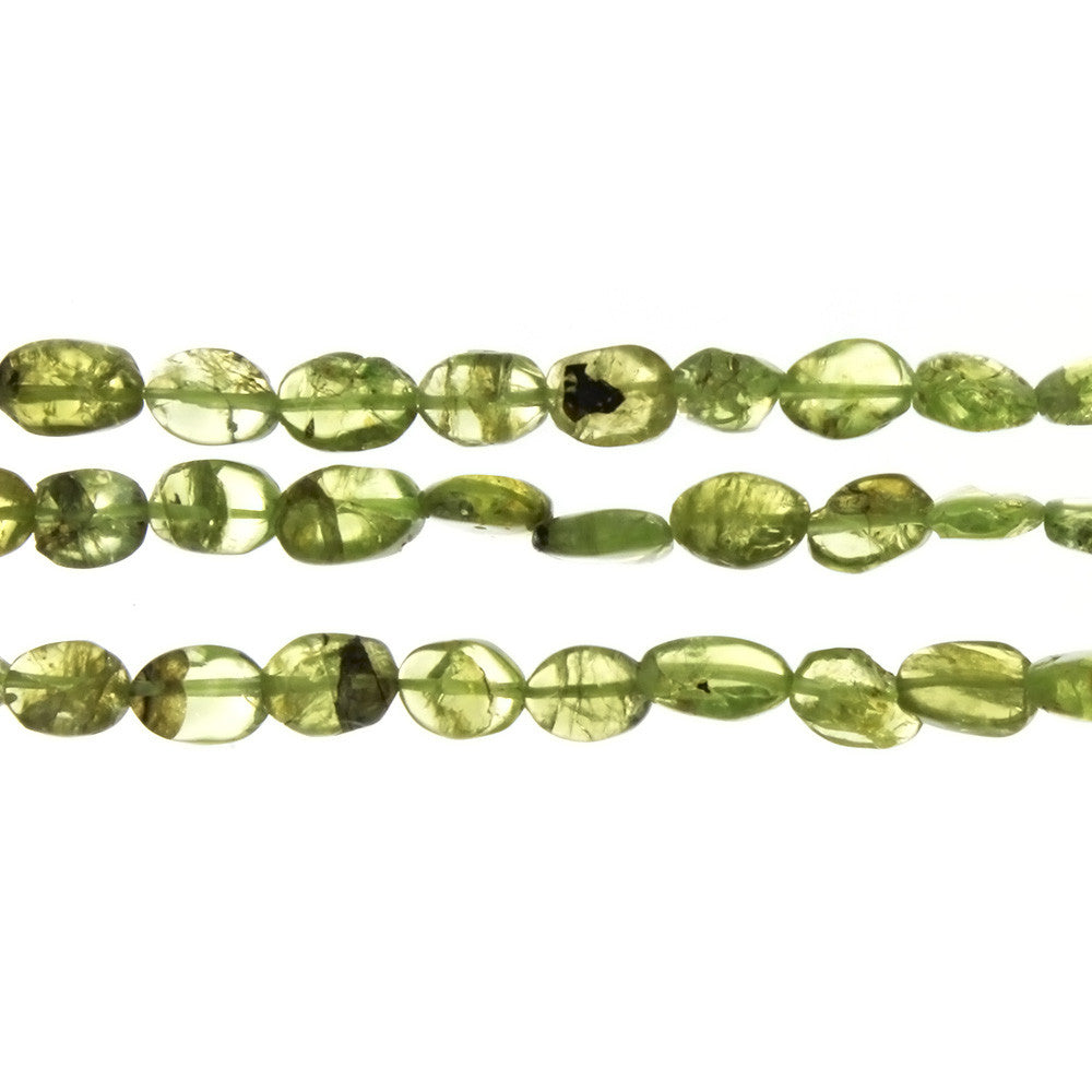 PERIDOT OVAL 6 X 8 MM STRAND