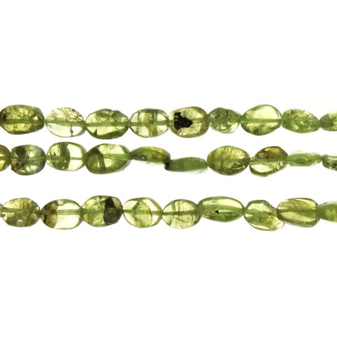 PERIDOT OVAL 6 X 8 MM STRAND