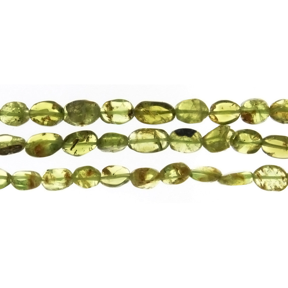 PERIDOT OVAL 6 X 8 MM STRAND