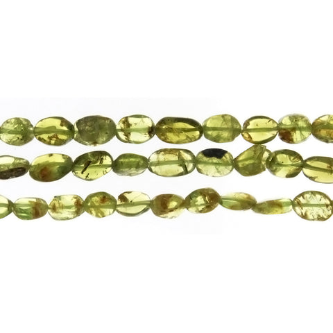 PERIDOT OVAL 6 X 8 MM STRAND