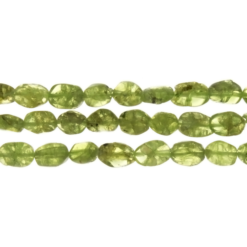 PERIDOT OVAL 5 X 7 MM STRAND