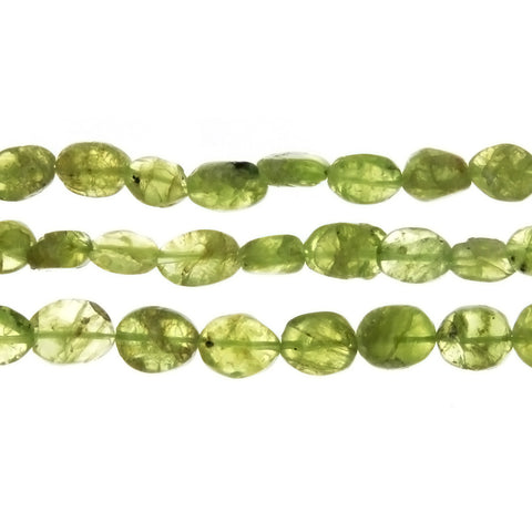 PERIDOT OVAL 7 X 9 MM STRAND