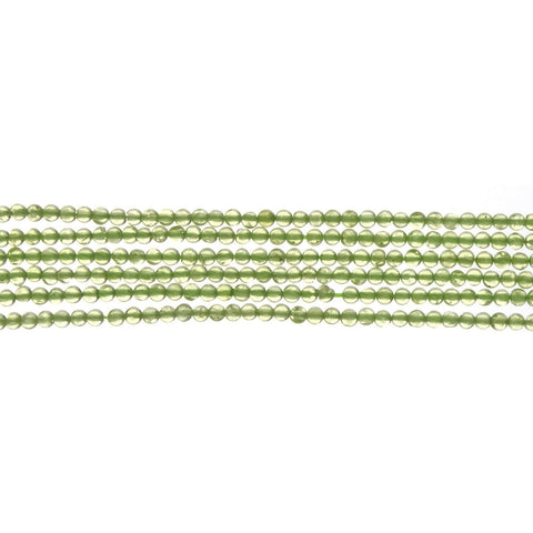 PERIDOT ROUND 2 MM STRAND