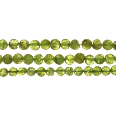 PERIDOT ROUND 6 MM STRAND