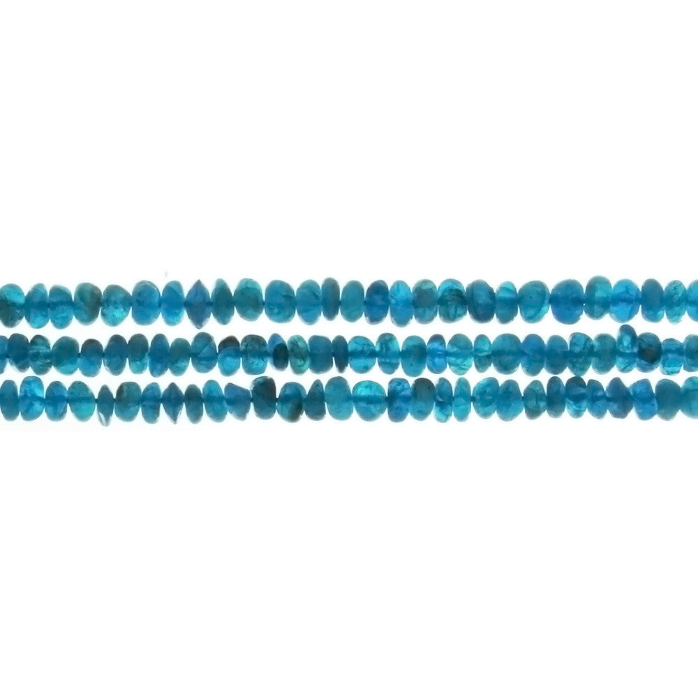 APATITE BLUE SAUCER 2 X 4 MM STRAND