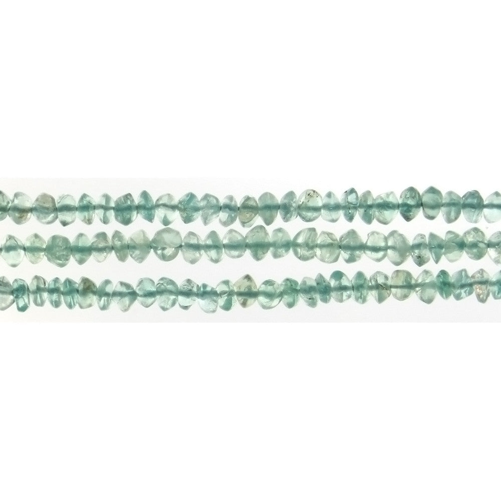 APATITE AQUA SAUCER 2 X 3 MM STRAND