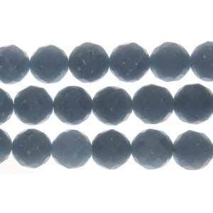 ANGELITE ROUND FACETED 12 MM STRAND