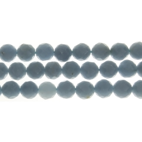 ANGELITE ROUND FACETED 8 MM STRAND