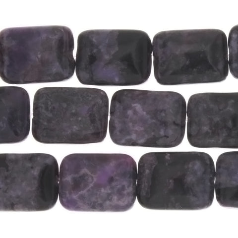 JASPER SUGILITE RECTANGLE 9 X 14 MM STRAND