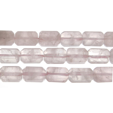 QUARTZ ROSE CAPSULE 8 X 12 MM STRAND