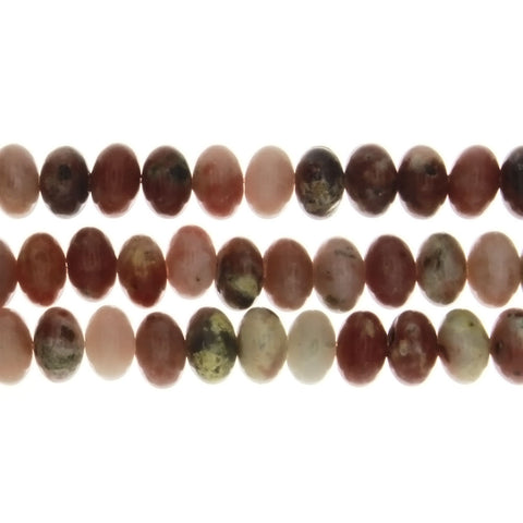 JASPER SPICY RONDELLE 5 X 8 MM STRAND