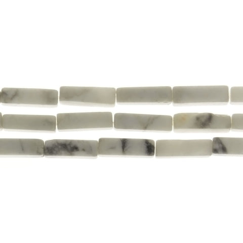 HOWLITE WHITE BAR 4 X 13 MM STRAND