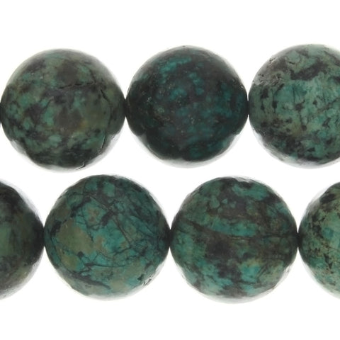 TURQUOISE CHINESE ROUND 20 MM STRAND