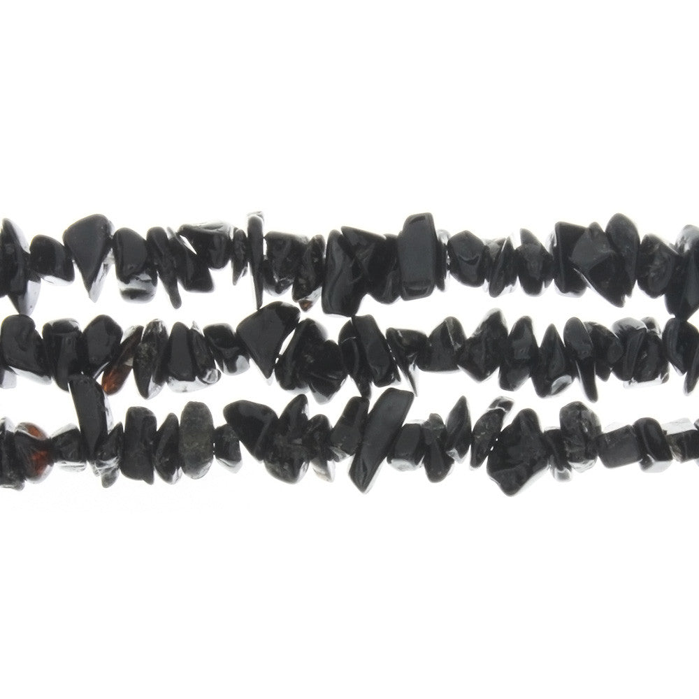 TOURMALINE BLACK CHIP STRAND