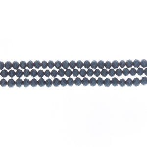 CHINESE CRYSTAL HANDCUT FACETED 5 X 6 MM