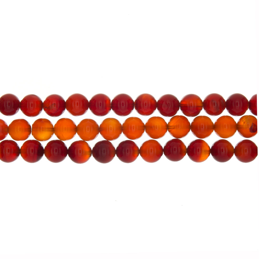 CARNELIAN ROUND 10MM STRAND