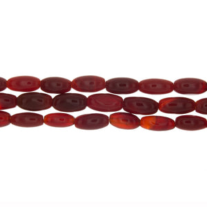 CARNELIAN RICE 10 X 18 MM STRAND