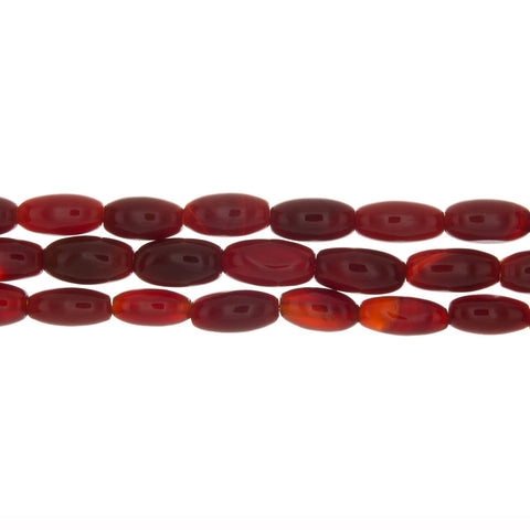 CARNELIAN RICE 10 X 18 MM STRAND