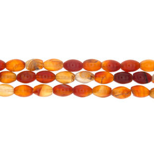 CARNELIAN RICE 11 MM X 16 MM STRAND