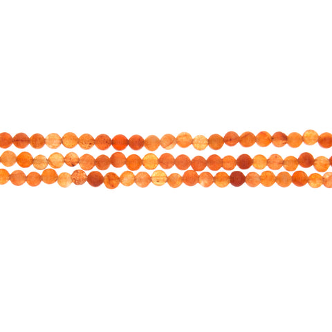 CARNELIAN ROUND 6.5 MM STRAND