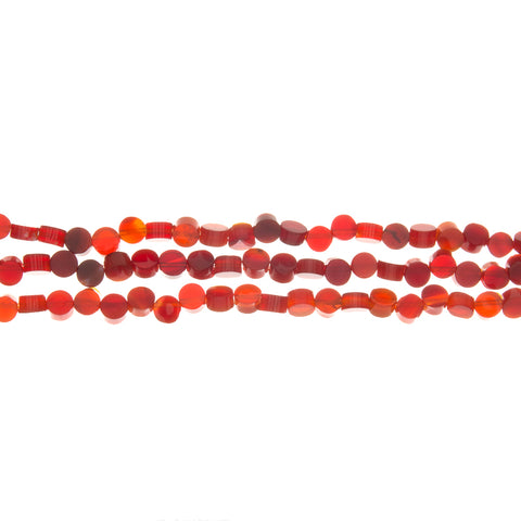 CARNELIAN COIN STRAND