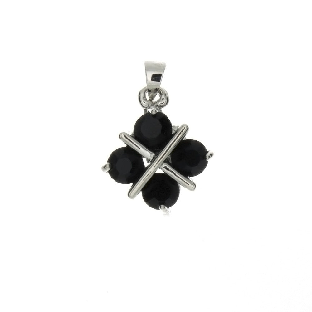 CUBIC ZIRCONIA SQUARE 14 X 19 MM PENDANT