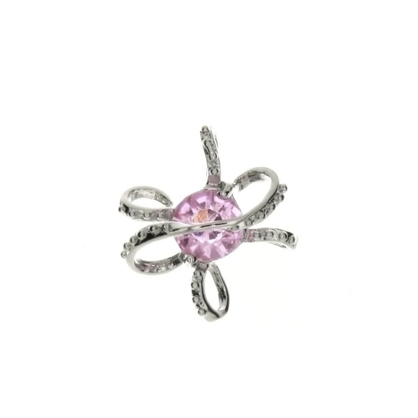 CUBIC ZIRCONIA WRAP 18 X 20 MM PENDANT
