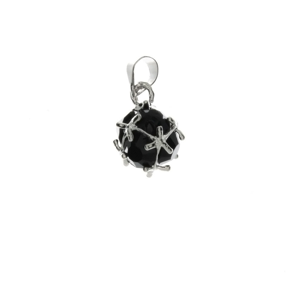 CUBIC ZIRCONIA SPHERE 11 X 15 MM PENDANT