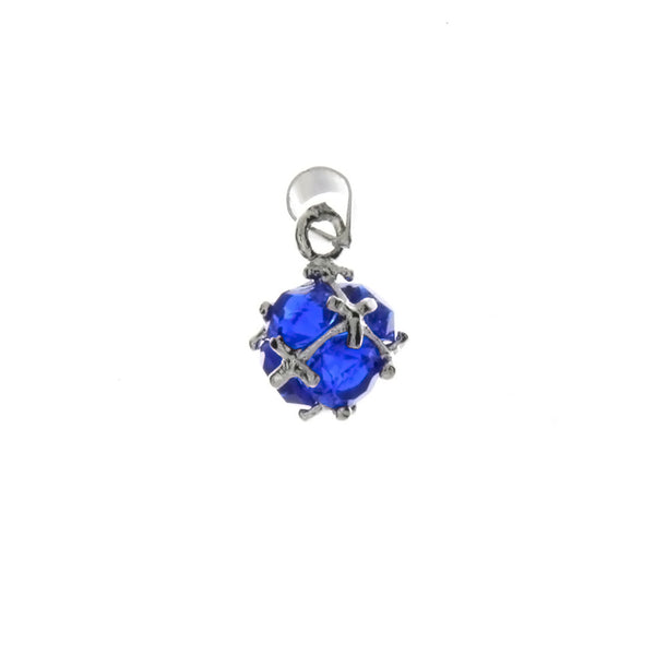 CUBIC ZIRCONIA SPHERE 11 X 15 MM PENDANT