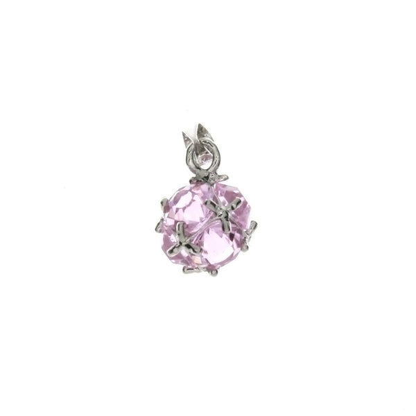 CUBIC ZIRCONIA SPHERE 11 X 15 MM PENDANT