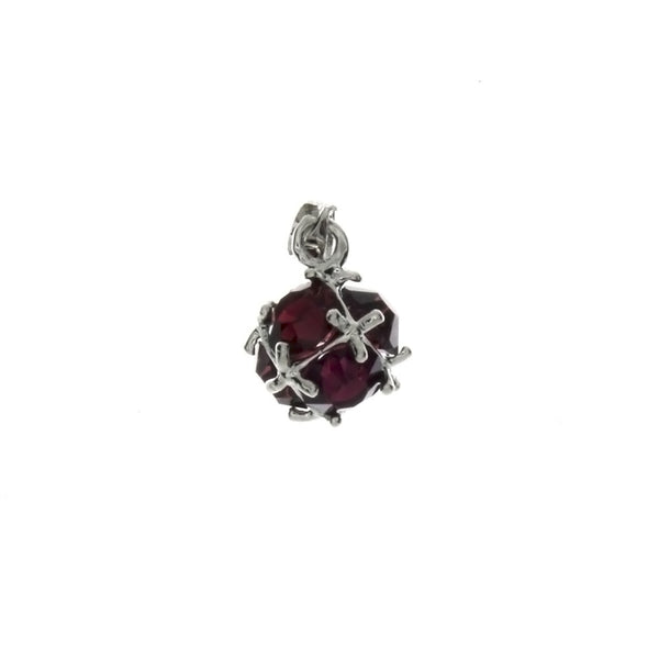 CUBIC ZIRCONIA SPHERE 11 X 15 MM PENDANT