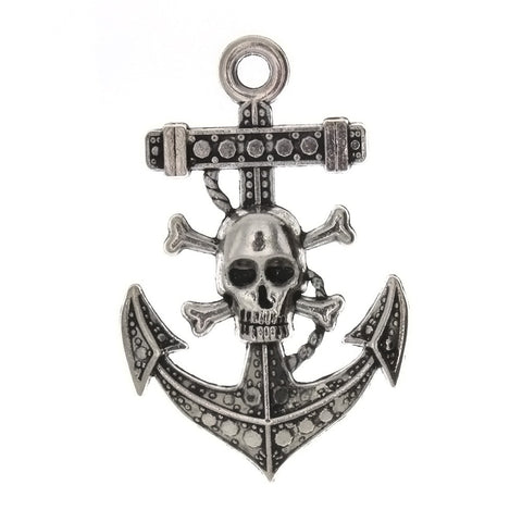NOVELTY ANCHOR 35 X 55 MM PEWTER CHARM