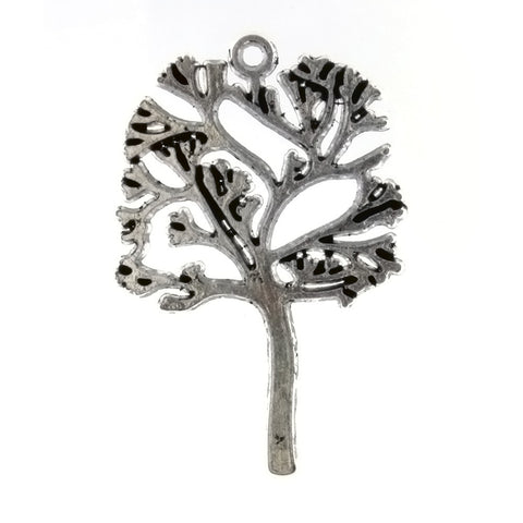 NATURE TREE 30 X 40 MM PEWTER CHARM
