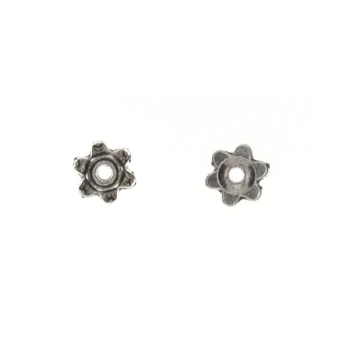 BEAD CAP 6 MM PEWTER FINDING (80 G)