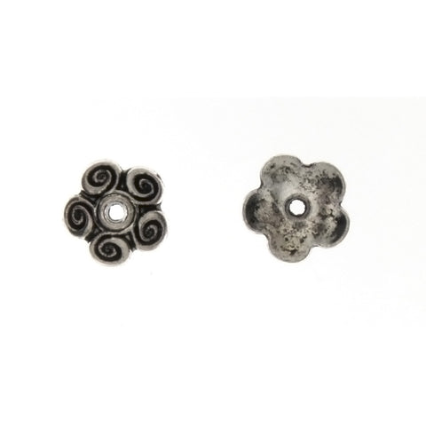 BEAD CAP 10 MM PEWTER FINDING (80 G)