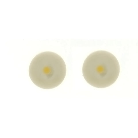 HALF-DRILL FRESHWATER PEARL BUTTON 7 MM (15 PR)