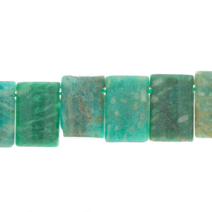 AMAZONITE 15mm Rectangular Tabs