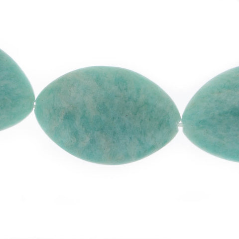 AMAZONITE 30mm Pointed Oval