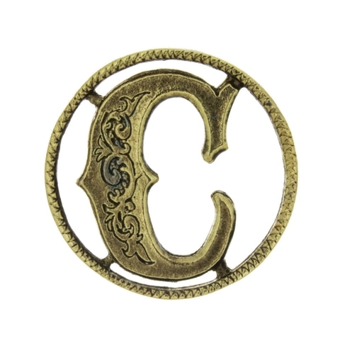 METAL HOBBY INITIAL GOLD INSERT