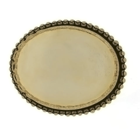 BROOCH CABOCHON FRAMED 30 X 40 MM FINDING